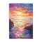 Stupell Industries Vibrant Abstract Ocean Sunset Wall Plaque Art